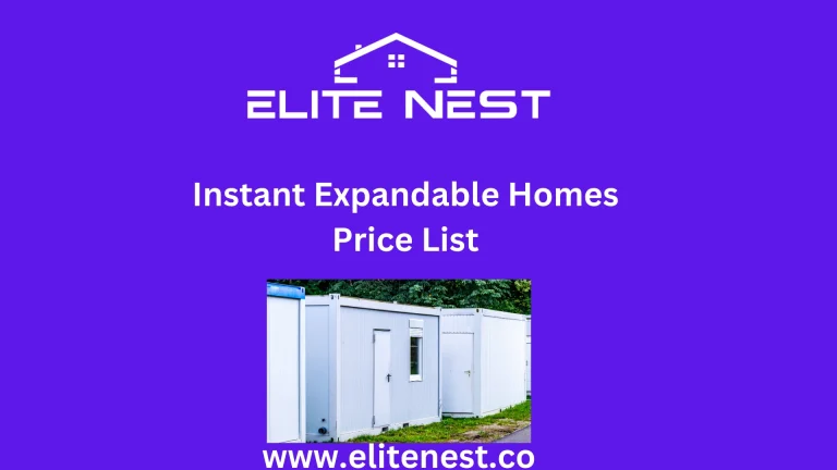 Instant Expandable Homes Price List