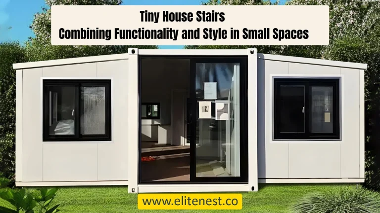 Tiny House Stairs Combining Functionality and Style in Small Spaces